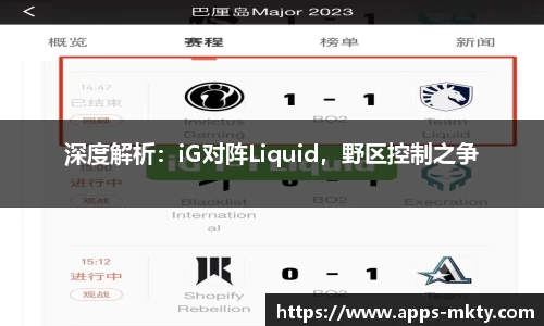 深度解析：iG对阵Liquid，野区控制之争